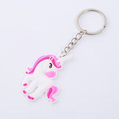 12pcs Silicone Unicorn Keychains - Perfect Gift