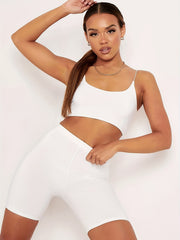 High Waist Leggings Sexy Workout Slim Biker Shorts Women's