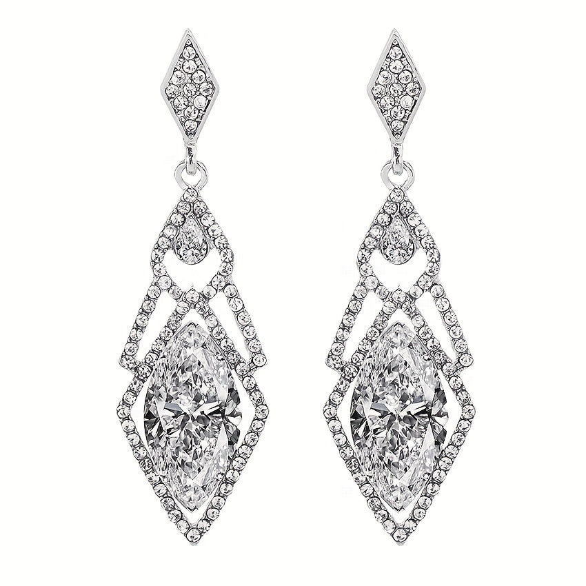 Retro Jewelry Accessories Earrings Party Earrings Noble Woman