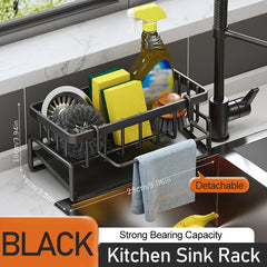 Kitchen Sink Rack Drain Baskets Countertop Storage