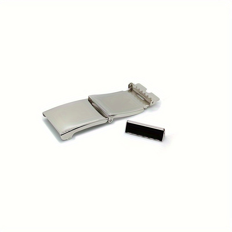 Copper Iron Metal Belt Buckle 40mm Flip Cover Men's Canvas Belt Accessories