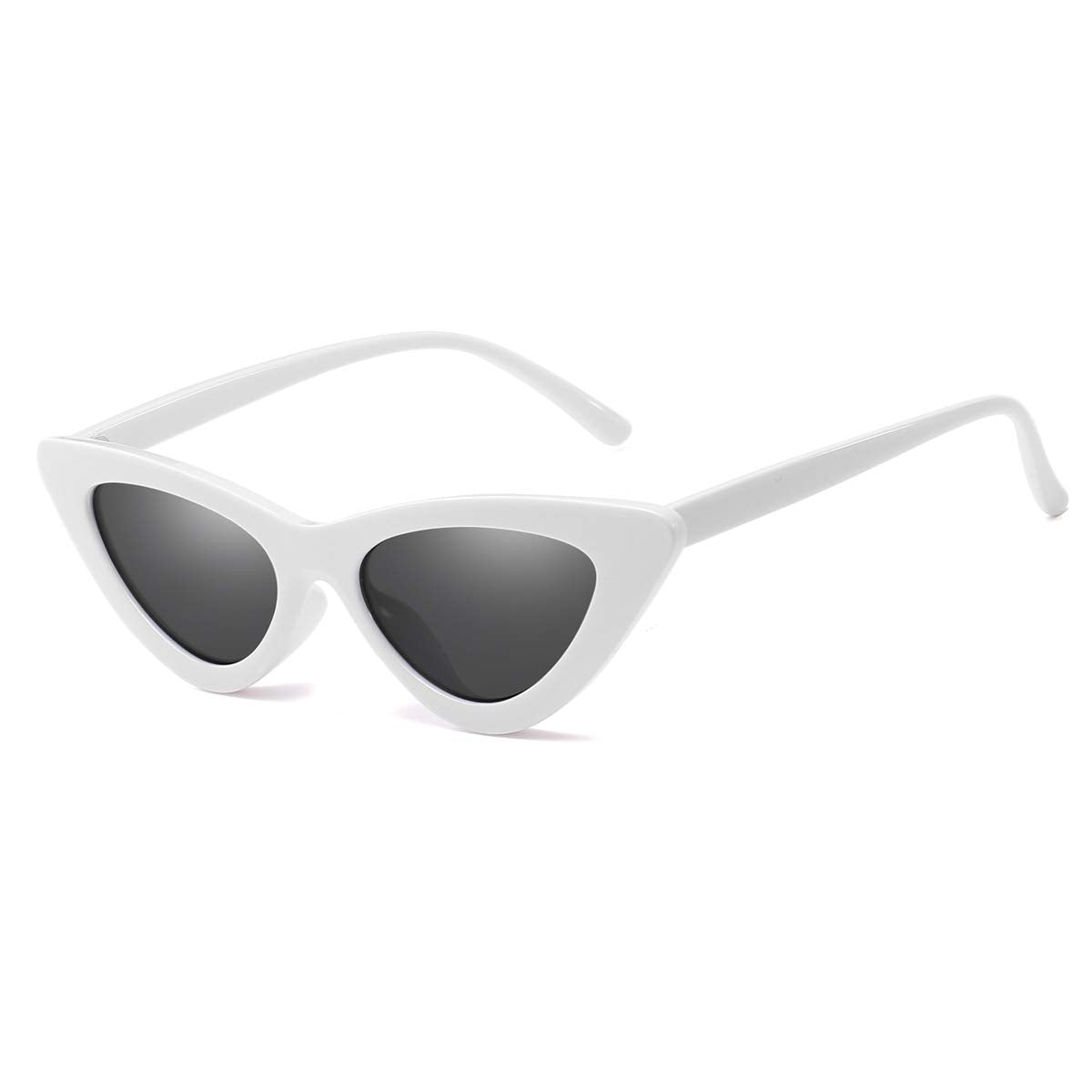 Vintage Cat Eye Sunglasses For Women Clout Goggles Plastic Frame