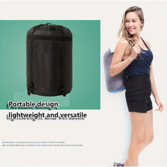 Portable Sleeping Bag for Camping and Fishing, Warm Zero Distance Splicable
