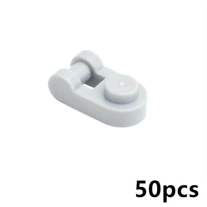 50pcs DIY Building Blocks 1x1 with U Clamp Compatible 6019