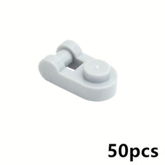 50pcs DIY Building Blocks 1x1 with U Clamp Compatible 6019