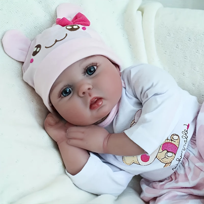 64 Cm Lifelike Reborn Doll Soft Body, Visible Veins, Christmas Gift