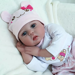 64 Cm Lifelike Reborn Doll Soft Body, Visible Veins, Christmas Gift