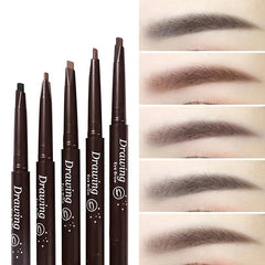 Waterproof Natural Makeup Eyebrow Pencil Double Heads Long-lasting