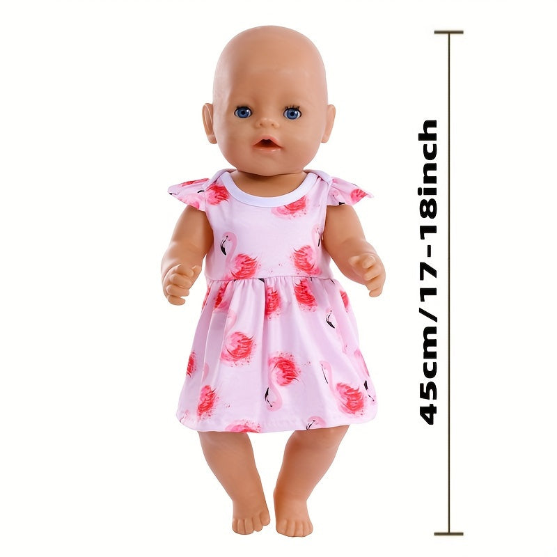 Magical Unicorn Fairy Tale Dress for 17-18 Inch Dolls, Ages 3-6