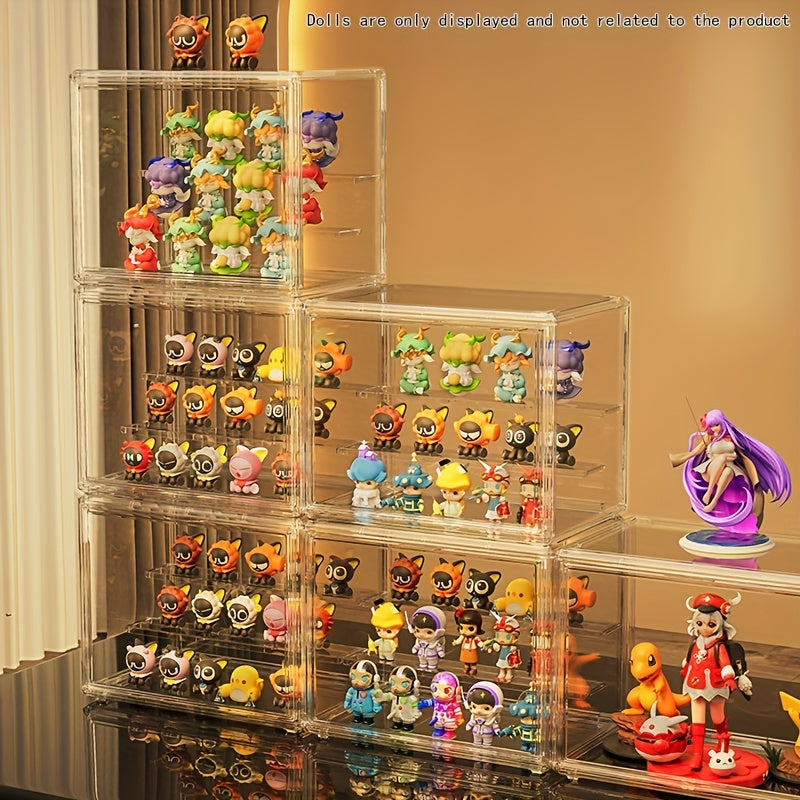 Handheld Storage Box Blind Box Display Rack Doll Acrylic Display Box