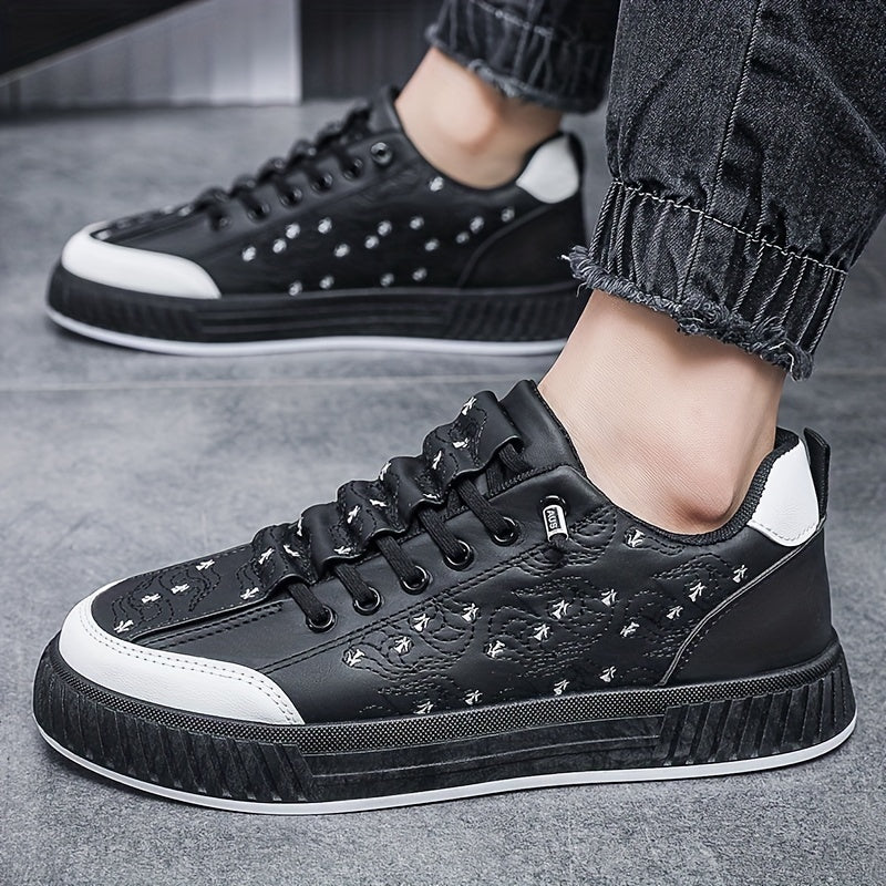 Men's Block Skate Shoes - Non Slip Casual Shoes