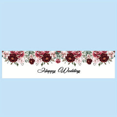 Elegant Wedding Water Bottle Sticker Set