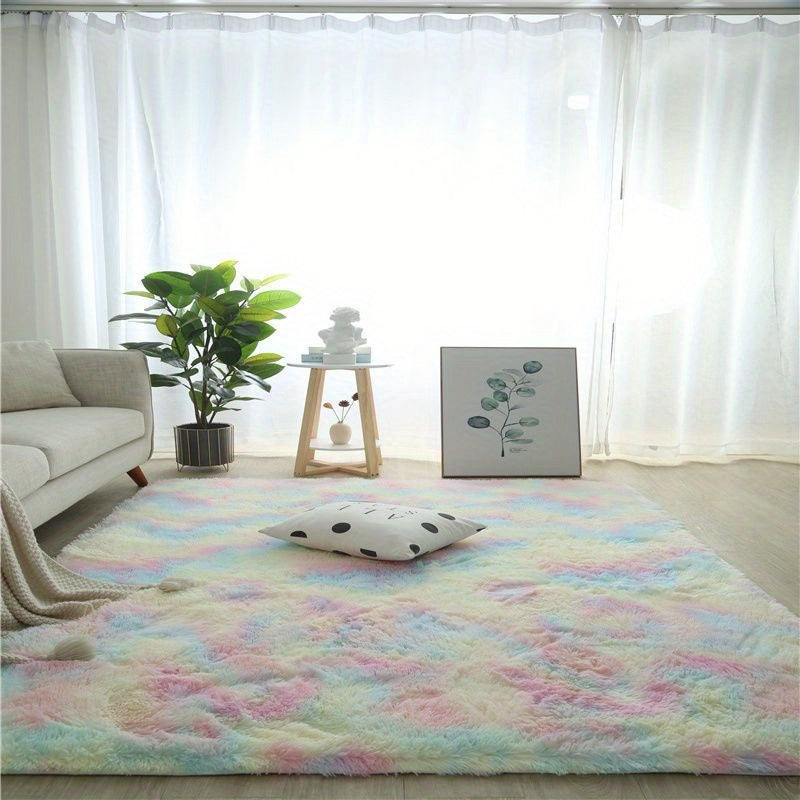 Soft Plush Shag Area Rug for Living Room - Fluffy Shaggy Floor Carpet