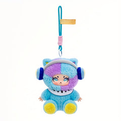 Witch Face Doll Figurine Plush Toy Keychain Bag Charm