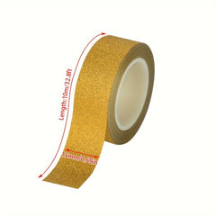 Golden Scallion Powder Tape with Glittering Tape and Stickers