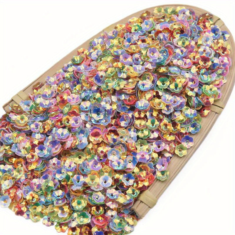 1000-2000pcs 24" DIY Flower Sequins for Crafts Clothing Hat Sewing