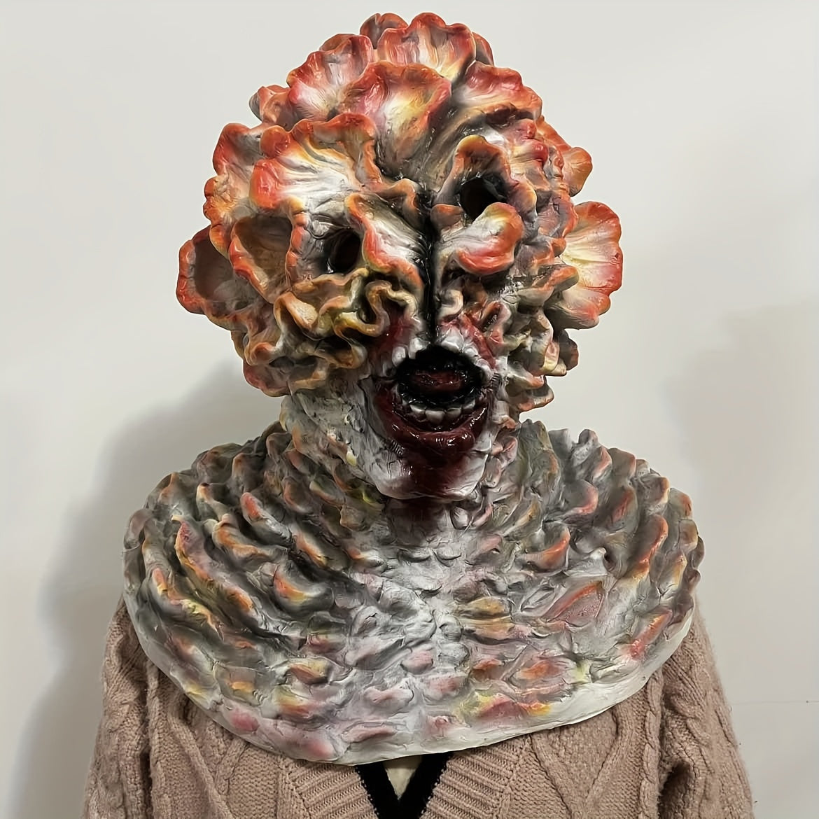 Scary Mushroom Clickers Mask Cosplay Full Head Horri Overhead Mask