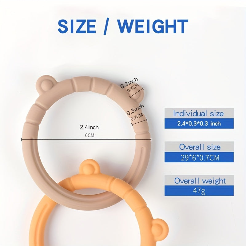Baby Silicone Pacifier Clip Anti-lost Chain Teething Toys