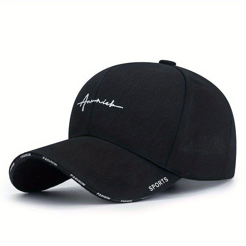 Spring Autumn Letter Baseball Cap - Youth Men Women Sunshade Peaked Hat
