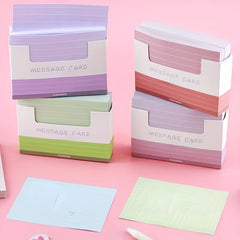150pcs Detachable Message Paper Notebook Index Card Set School Supplies