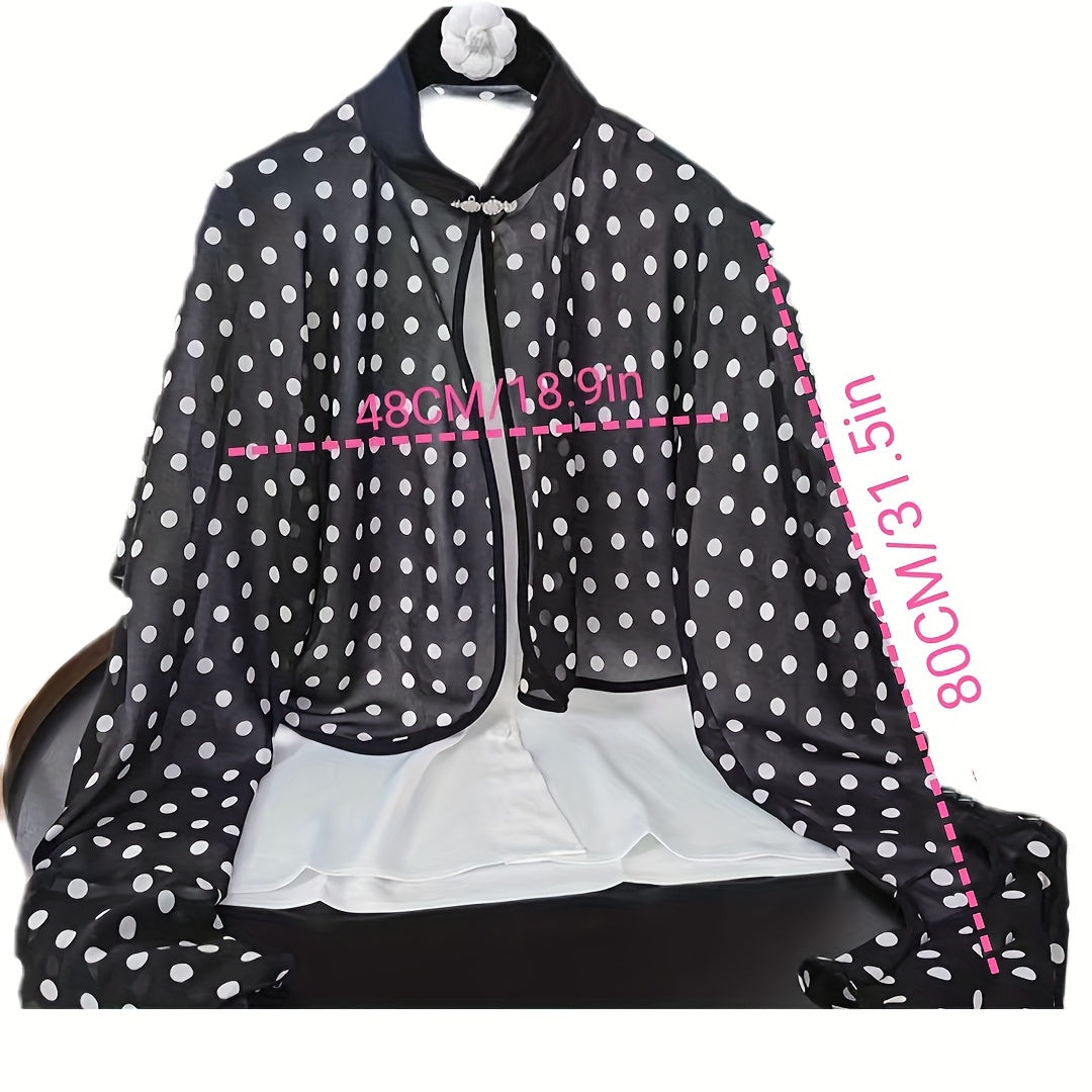 Chiffon Print Thin Shawl Women Sunscreen Anti-mosquito Scarves