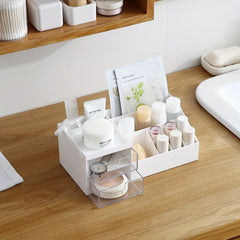 Makeup Storage Desk Organizer for Cosmetics, Jewelry, and Office Supplies