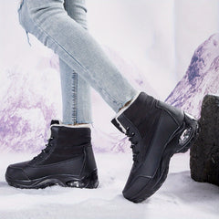 Plush Lined Thermal Furry Chunky Snow Boots