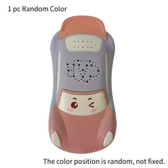 Kids' Interactive Music & Projection Phone Toy with Cartoon Car Learning Gift