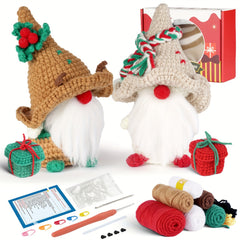 Christmas Dwarf Crochet Kit with Video Tutorials