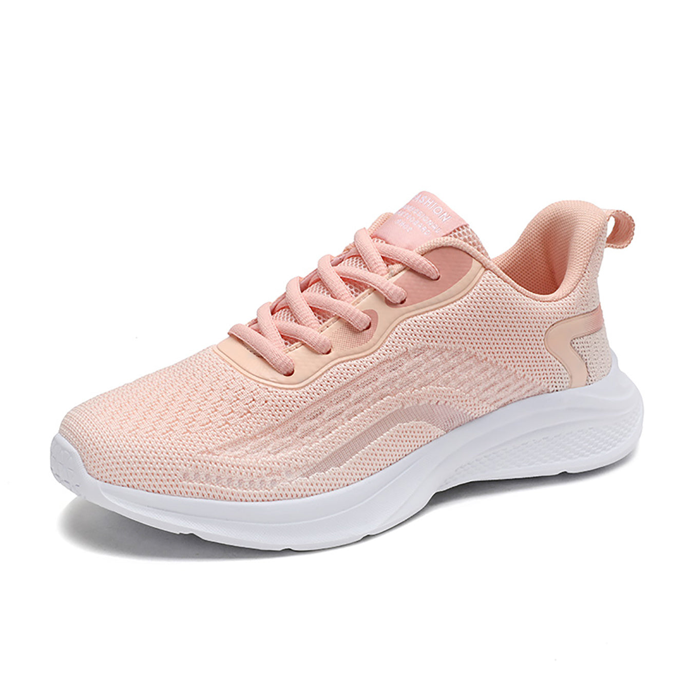 Thick Sole Shock Absorption Woven Running Shoes Lightweight Sport Shoes