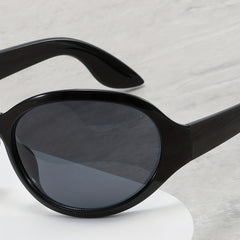Y2K Alien Sunglasses Futuristic Wrap Around UV400