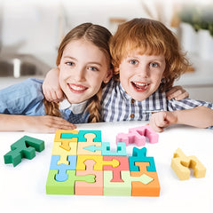 Wooden Geometric Shapes Matching Educational Toy