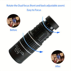 Portable Monocular Telescope High Power for Concerts & Travel