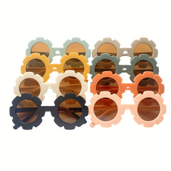 8 Pack Kids Sunglasses with Flower Design - Party Gift for Children