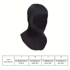 Warm Diving Hat Snorkeling Surfing Head Cover Swimming Ear Protection