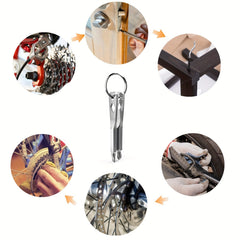 Kusonkey 4 in 1 Keychain Screwdriver Bit Tool for Men