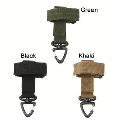 Swivel Carabiner for Climbing with Elastic Rope Holder