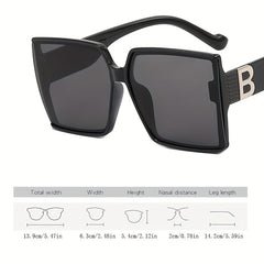 Large Square Sunglasses For Women Men UV400 Sun Shades