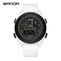 Sanda Electronic Digital Led Boy s Waterproof Sports Watch
