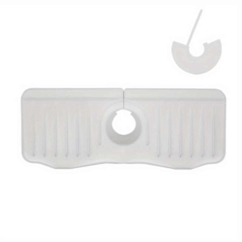 Adjustable Silicone Faucet Mat Sponge Drain Rack