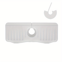 Adjustable Silicone Faucet Mat Sponge Drain Rack