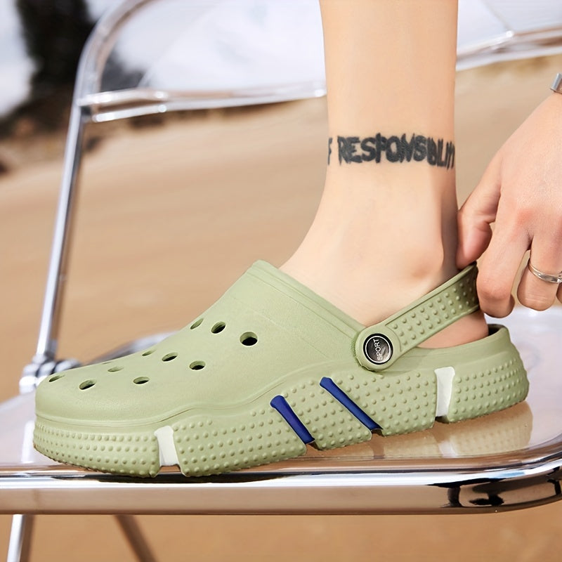 Unisex Lightweight Garden Clogs Hollow Out Sandals