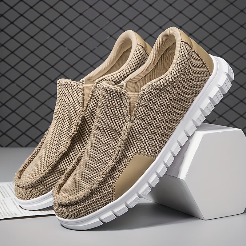 Men's Slip On Loafer Sneakers Breathable Non-slip Shoes