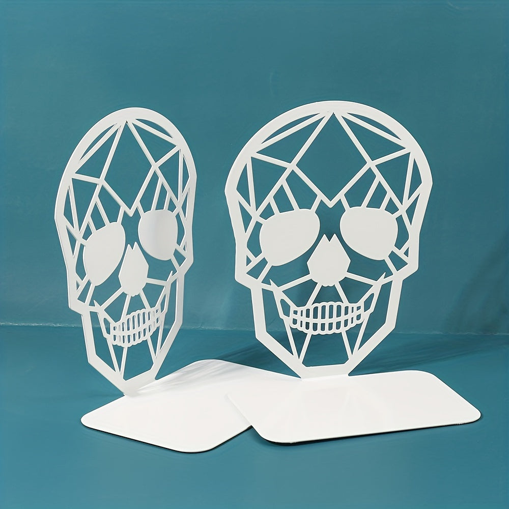 Skull Bookshelf Desktop Bookstand Light Office Desktop Book Stationery