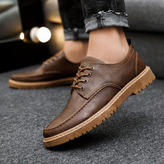 Men's Derby Shoes Lace up Front Dress Shoes For Men Business Formal Wedding