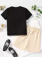 2pcs Mama's Boy T-shirt & Shorts Summer Set for Boys