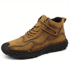 Men's Vintage Style Lace up Boots Casual Walking Shoes