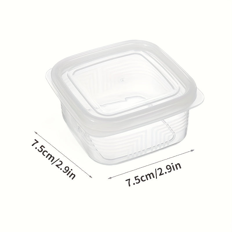3pcs Organizer Bins Clear Plastic Bins For Fridge Freezer Kitchen Cabinet Pantry