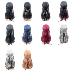 Boho Long Tail Pirate Hat Stretch Breathable