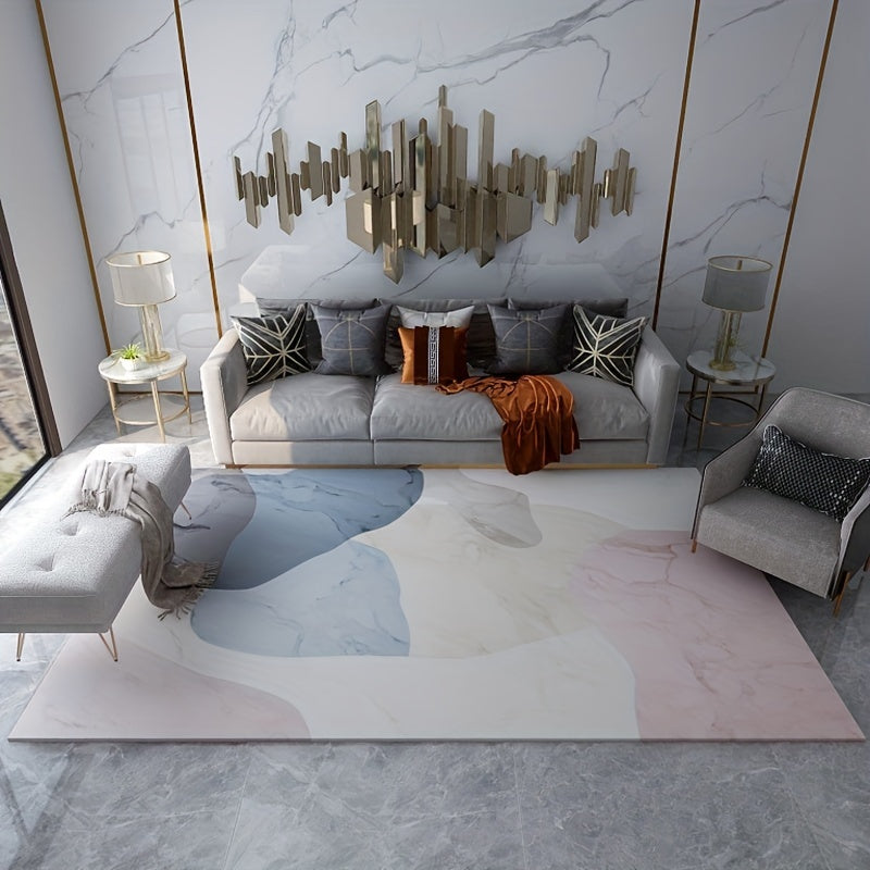 Ice Fire Print Area Rug Living Room Bedroom Dining Room